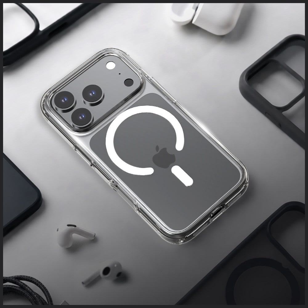 Araree iPhone 18 Pro / iPhone 17 Pro - Σκληρή Θήκη με Πλαίσιο Σιλικόνης MagSafe - Duple M - Clear