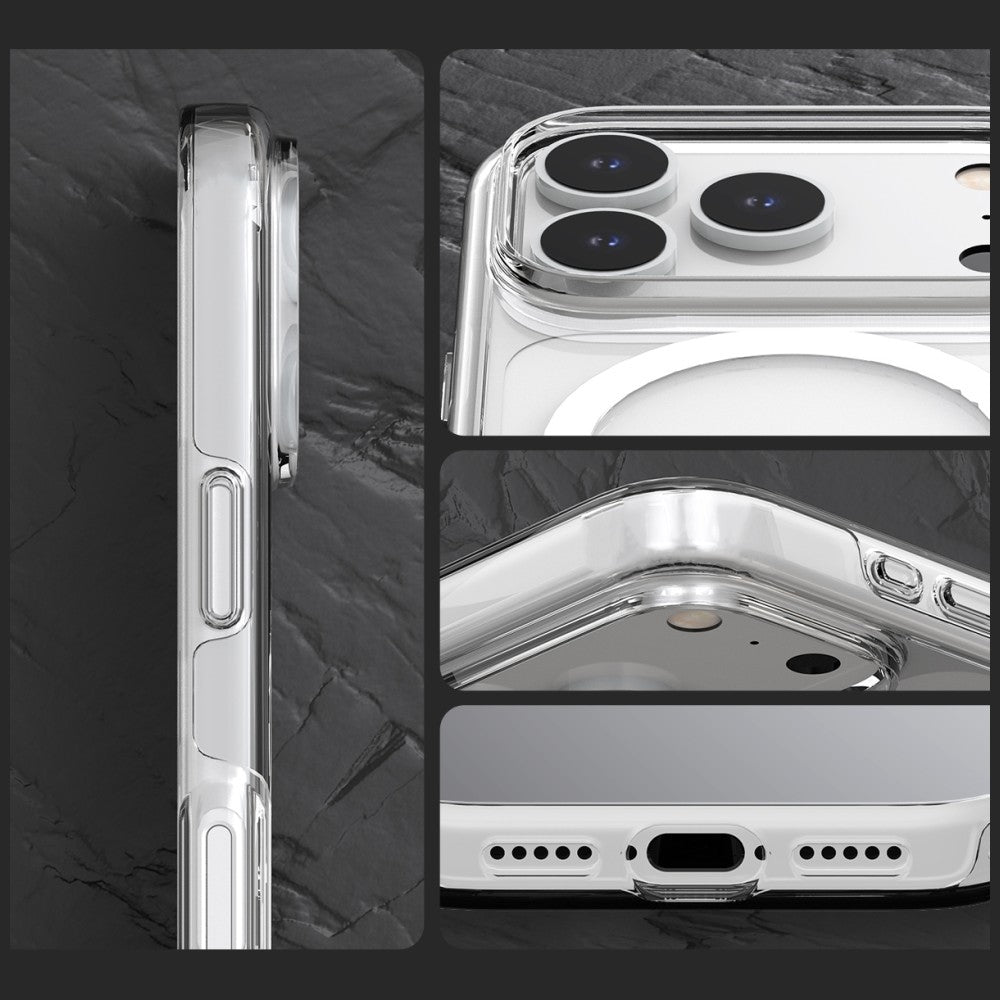 Araree iPhone 18 Pro / iPhone 17 Pro - Σκληρή Θήκη με Πλαίσιο Σιλικόνης MagSafe - Duple M - Clear