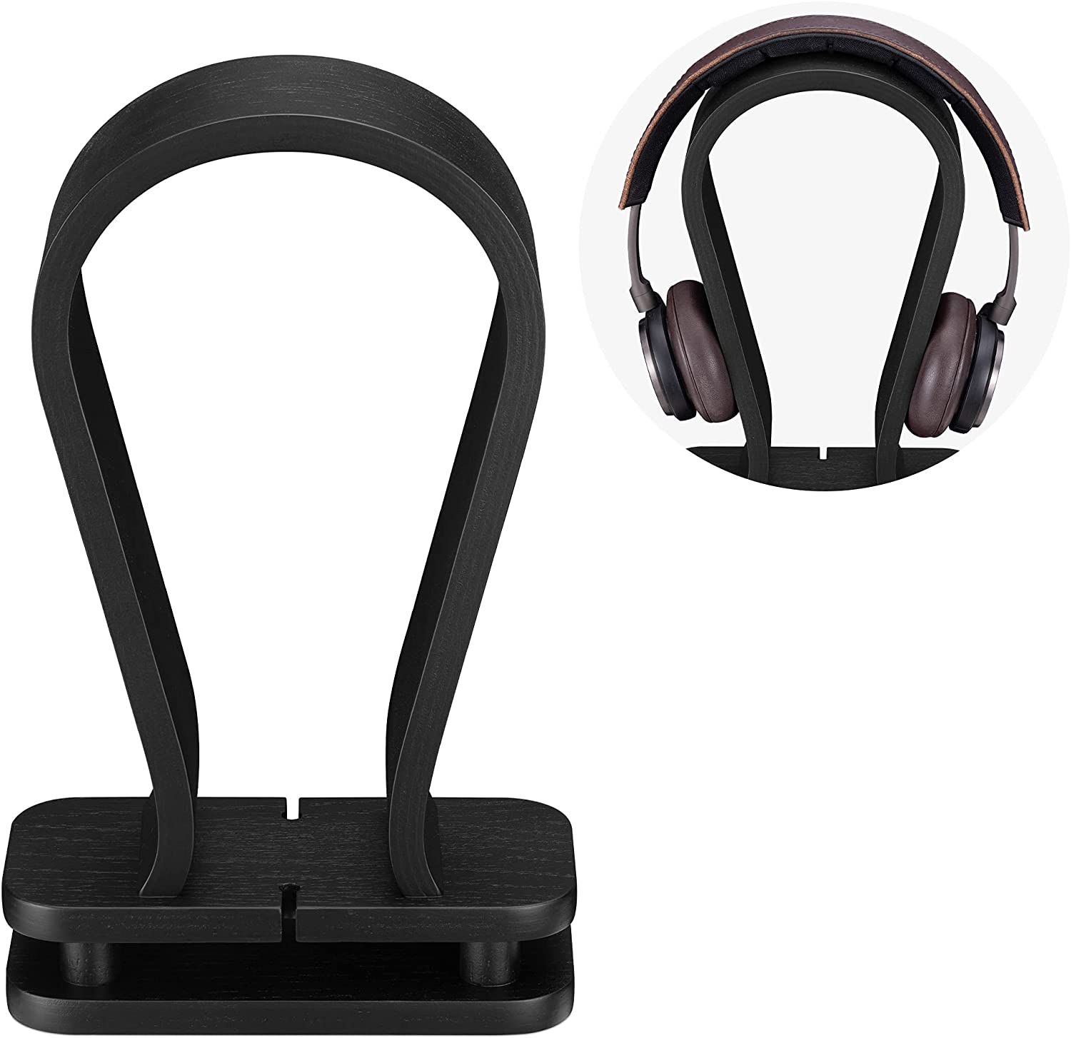 Navaris Βάση Ακουστικών από Ξύλο Καρυδιάς - Black Oak - 53329.01