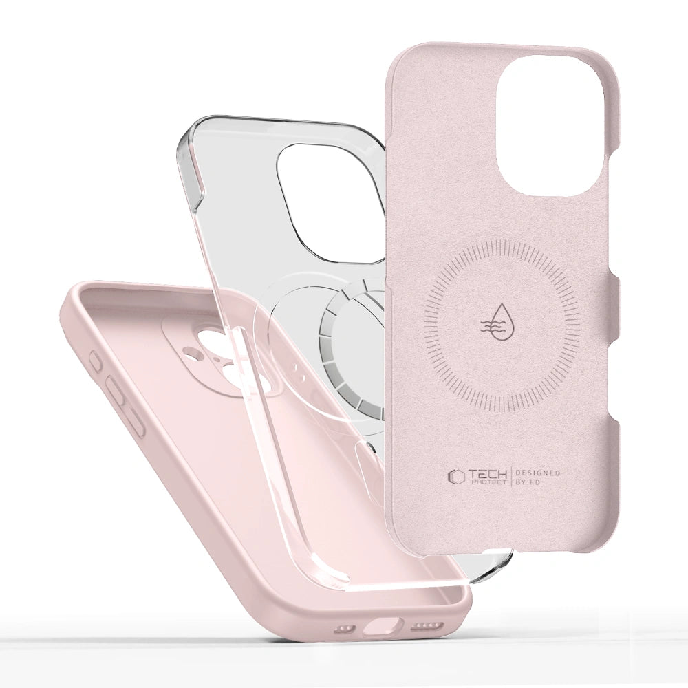 Tech-Protect iPhone 17 Silicone MagSafe - Θήκη Σιλικόνης TPU - Pink Pearl