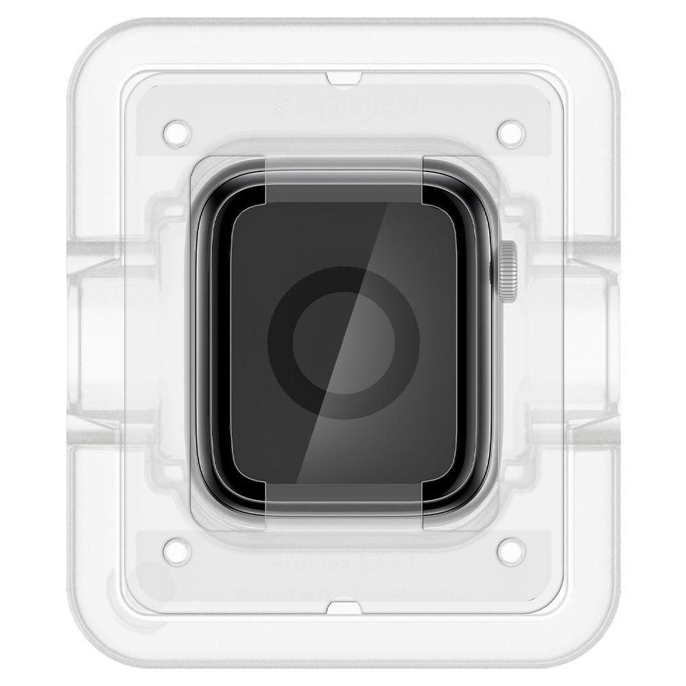 Spigen Προστασία Οθόνης Apple Watch 4 / 5 / 6 / SE / SE 2 - 40mm - Proflex EZ Fit Αντιχαρακτικό Γυαλί Οθόνης - 2 Τεμάχια - Black