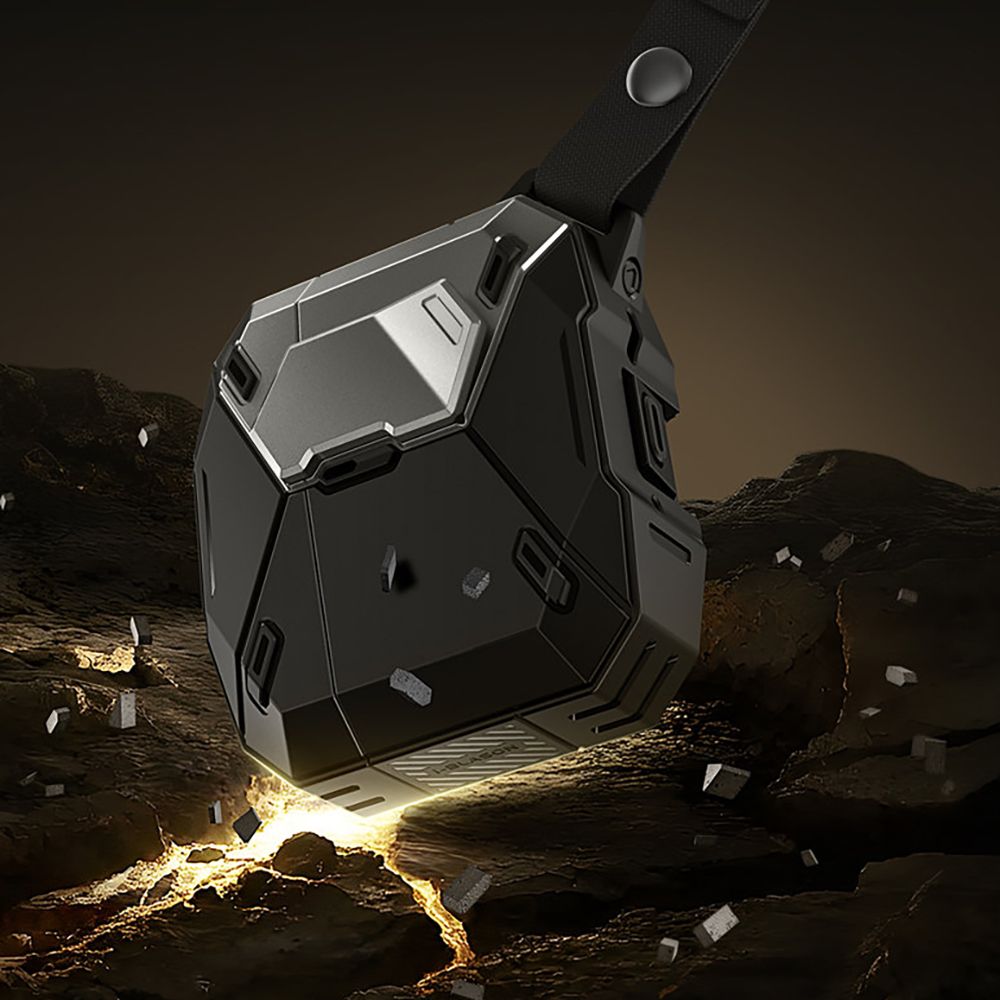 Supcase Matrix AirPods 4 Θήκη από Σκληρό Πλαστικό και Σιλικόνη - Matrix - Black