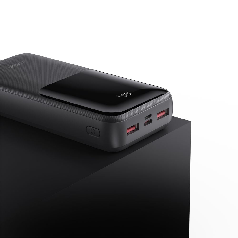 Tech-Protect PB02-22.5W Power Bank 20000mAh με 2 Θύρες USB με 1 Θύρα Type-C και 1 Θύρα Micro-USB - Black - likebrands.gr