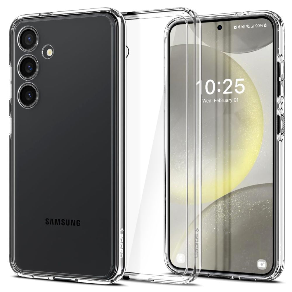 Spigen Samsung Galaxy S24 - Ultra Hybrid Σκληρή Θήκη με Πλαίσιο Σιλικόνης - Crystal Clear