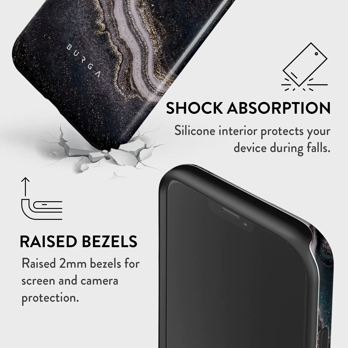 Burga iPhone 12 Pro Max Fashion Tough Σκληρή Θήκη - Magic Night