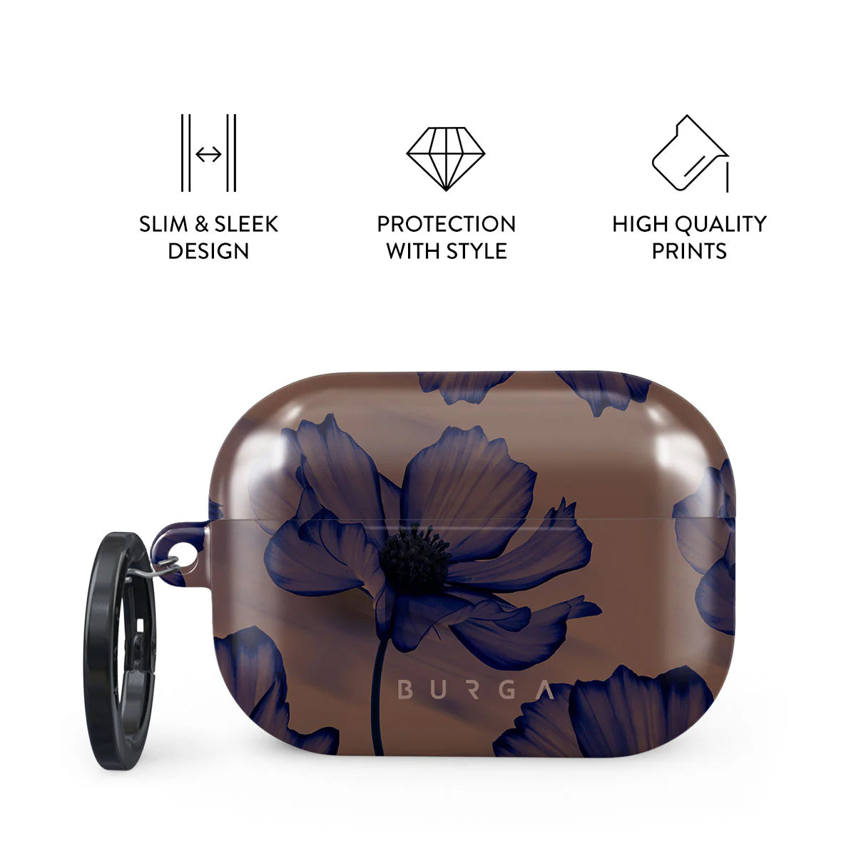 Burga AirPods Pro 2 Σκληρή Θήκη - Velvet Night