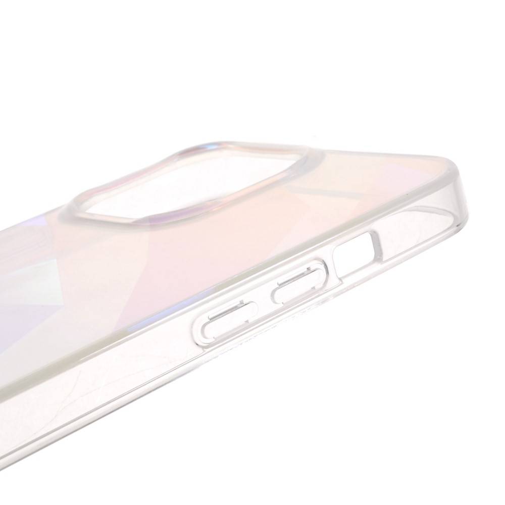 Kingxbar iPhone 13 Pro Streamer Series Σκληρή Θήκη με Πλαίσιο Σιλικόνης - Lattice Pattern - Multicolor