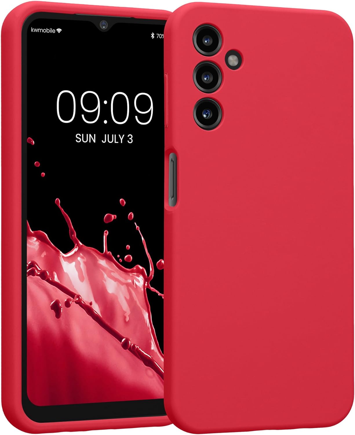 KW Samsung Galaxy A14 5G Θήκη Σιλικόνης Rubberized TPU - Awesome Pink