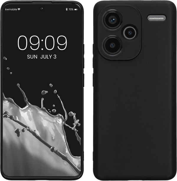 KW Xiaomi Redmi Note 13 Pro+ 5G Θήκη Σιλικόνης TPU - Black