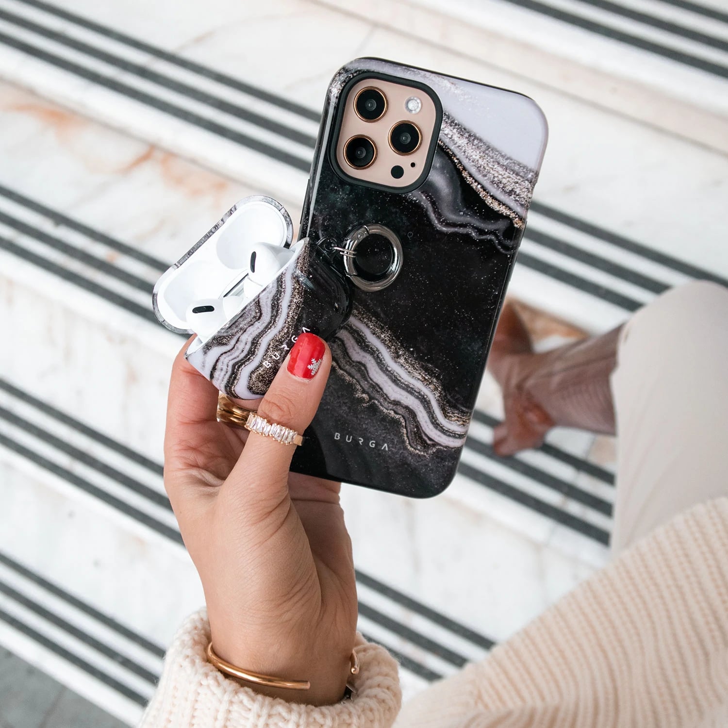 Burga Samsung Galaxy A53 5G Fashion Tough Σκληρή Θήκη - Magic Night