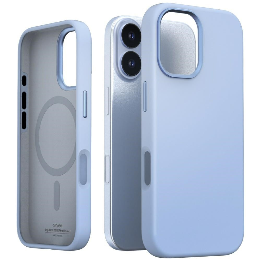 Araree iPhone 17 - Typo Skin M MagSafe - Θήκη Σιλικόνης με MagSafe - Blue