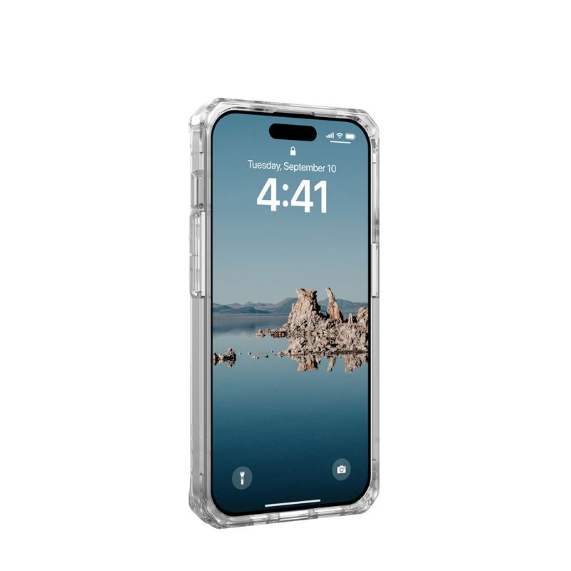 UAG iPhone 15 Pro Plyo Series Θήκη Υψηλής Προστασίας με MagSafe - Ice / White - Διάφανη