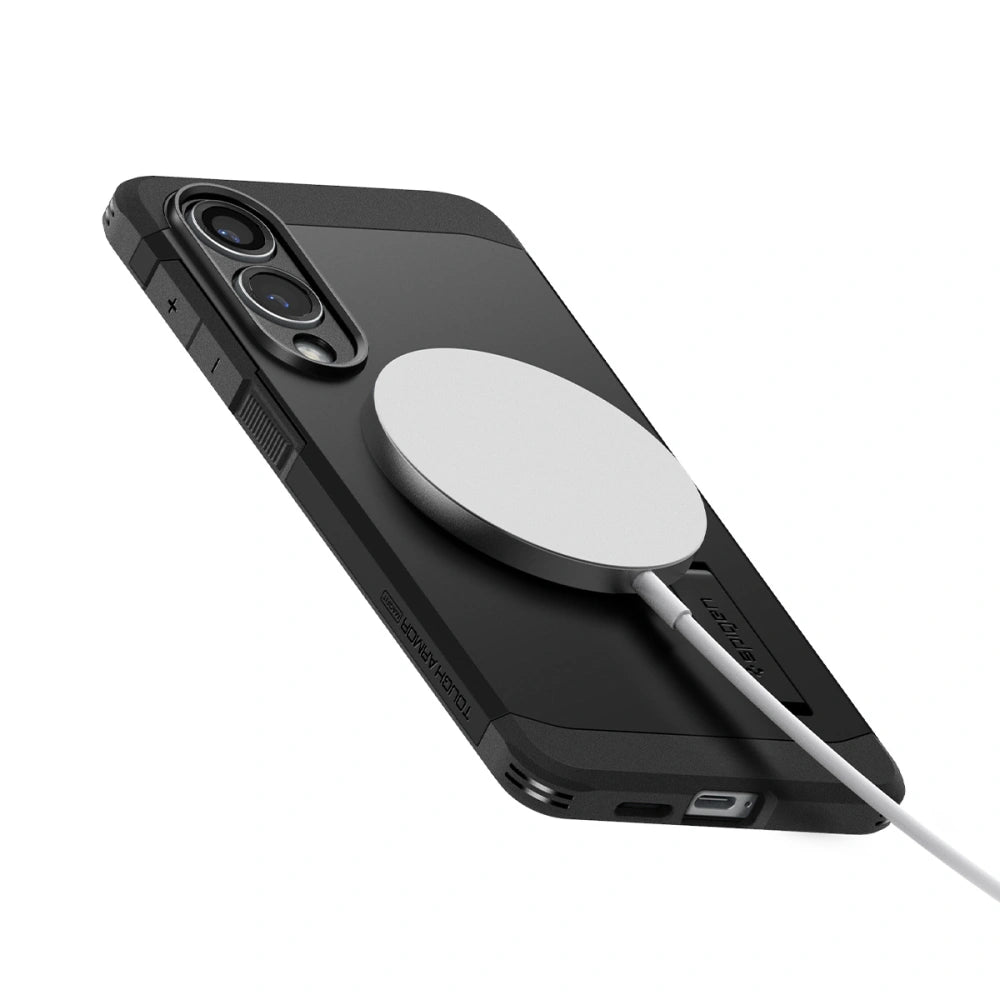 Spigen Samsung Galaxy S25 Edge - Tough Armor Mag - Σκληρή Θήκη με MagSafe - Black