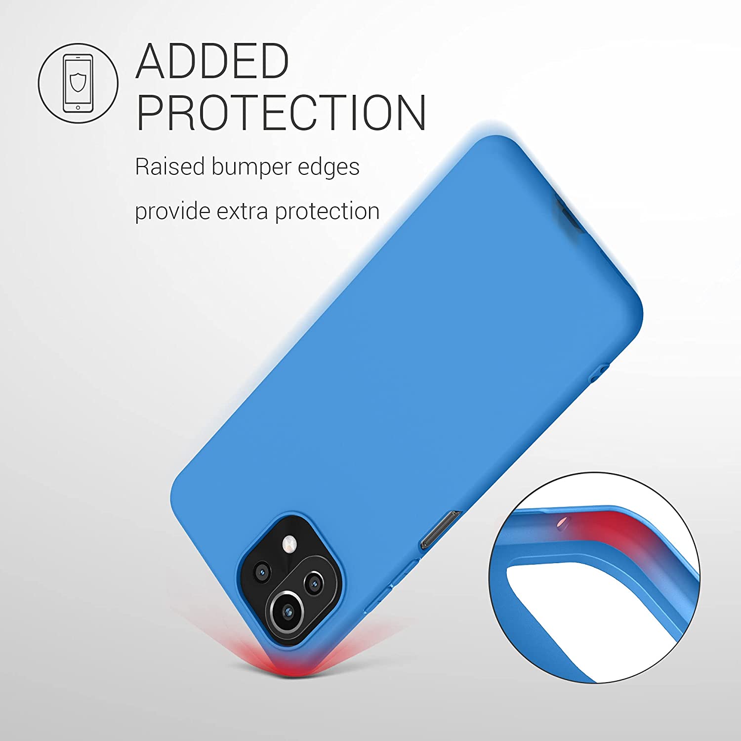 KW Xiaomi Mi 11 Lite / Mi 11 Lite 5G Θήκη Σιλικόνης TPU - Blue Temptation - 54726.157