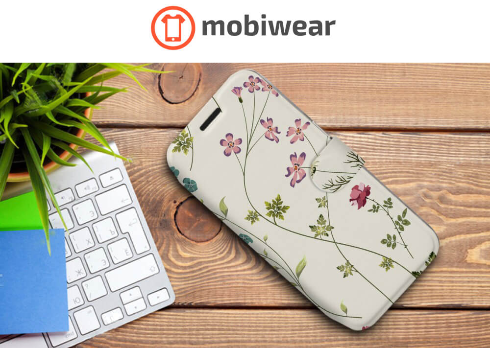 Mobiwear iPhone 14 Pro Max Θήκη Βιβλίο Slim Flip - Design Field Flowers - MD03S