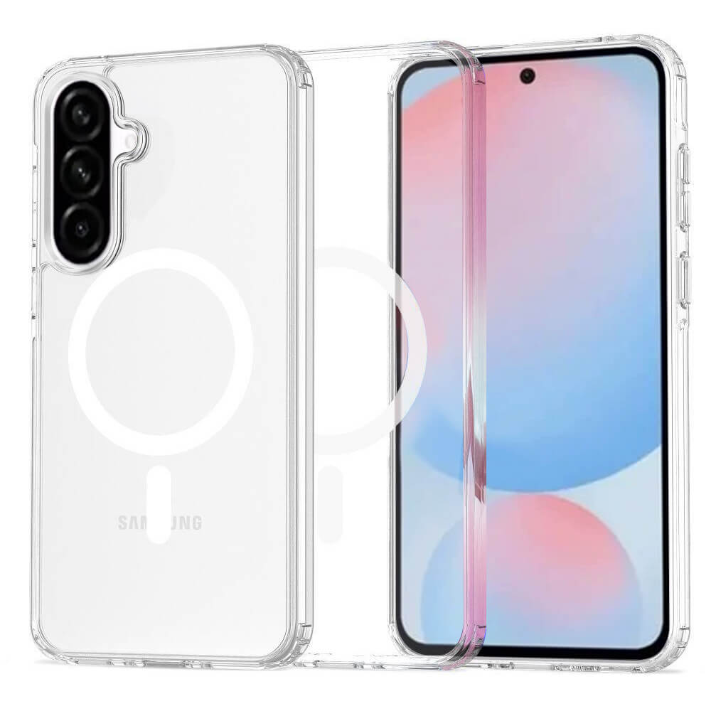 Techsuit Samsung Galaxy A56 5G - MagSafe Pro - Σκληρή Θήκη με Πλαίσιο Σιλικόνης - Διάφανη