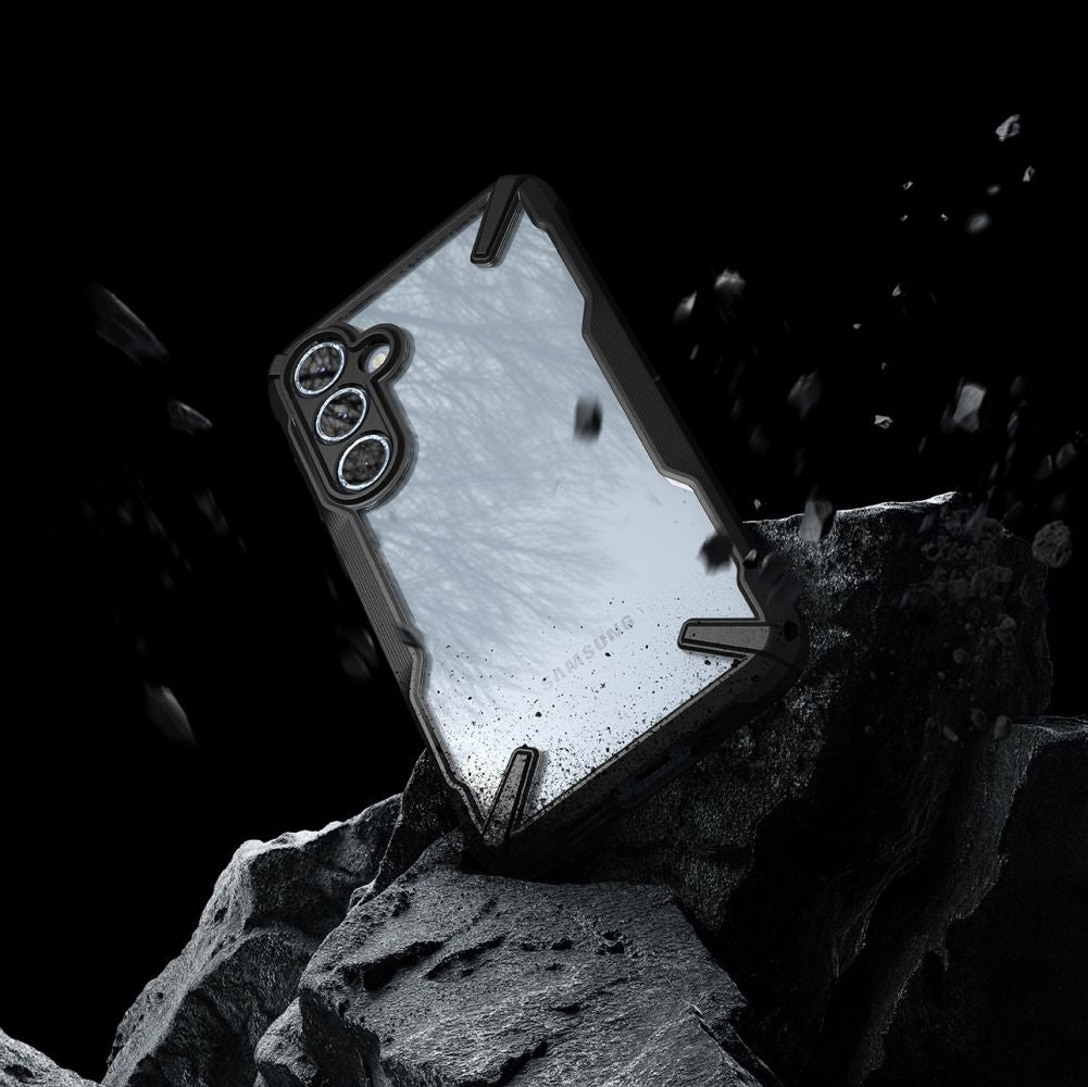 Ringke Samsung Galaxy A55 5G Fusion X Σκληρή Θήκη με Πλαίσιο Σιλικόνης - Black