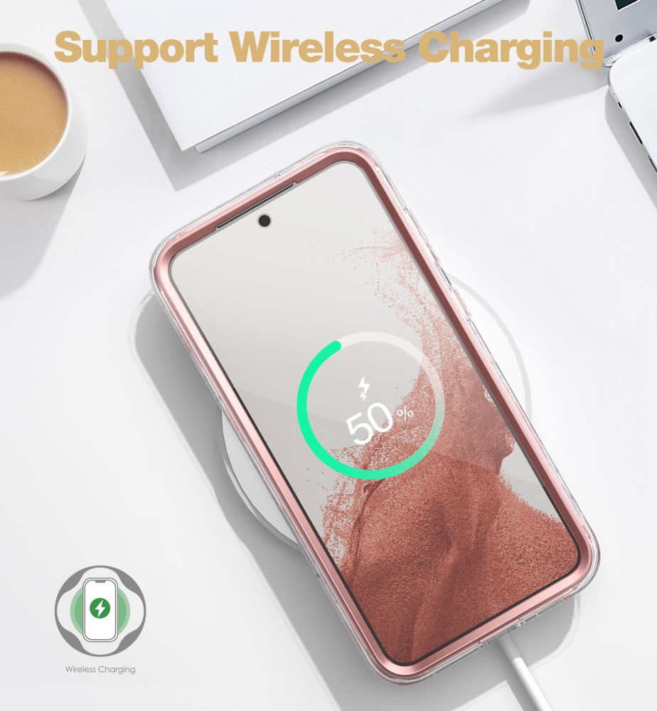 Tech - Protect Samsung Galaxy S23 Velar Θήκη 360 Full Body με Προστασία Οθόνης - Marble