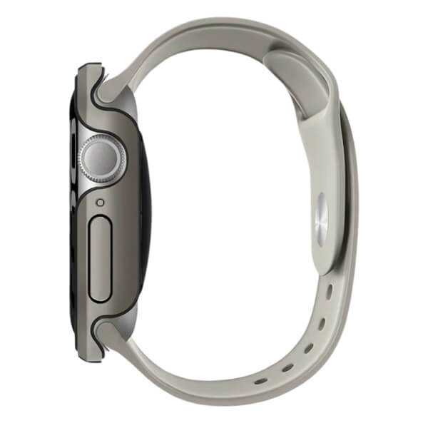 Uniq Θήκη Apple Watch 10/11 - 46mm Valencia Hybrid - Titanium Silver