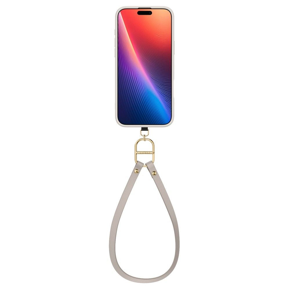 Spigen Cyrill iPhone 16 Pro Max Classic Charm Mag Σκληρή Θήκη MagSafe με Πλαίσιο Σιλικόνης και Λουράκι - Cream
