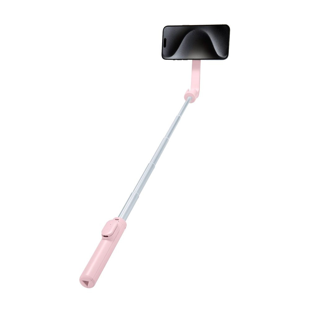 Spigen S570W Ασύρματο MagSafe Selfie Stick με Τρίποδο - Misty Rose