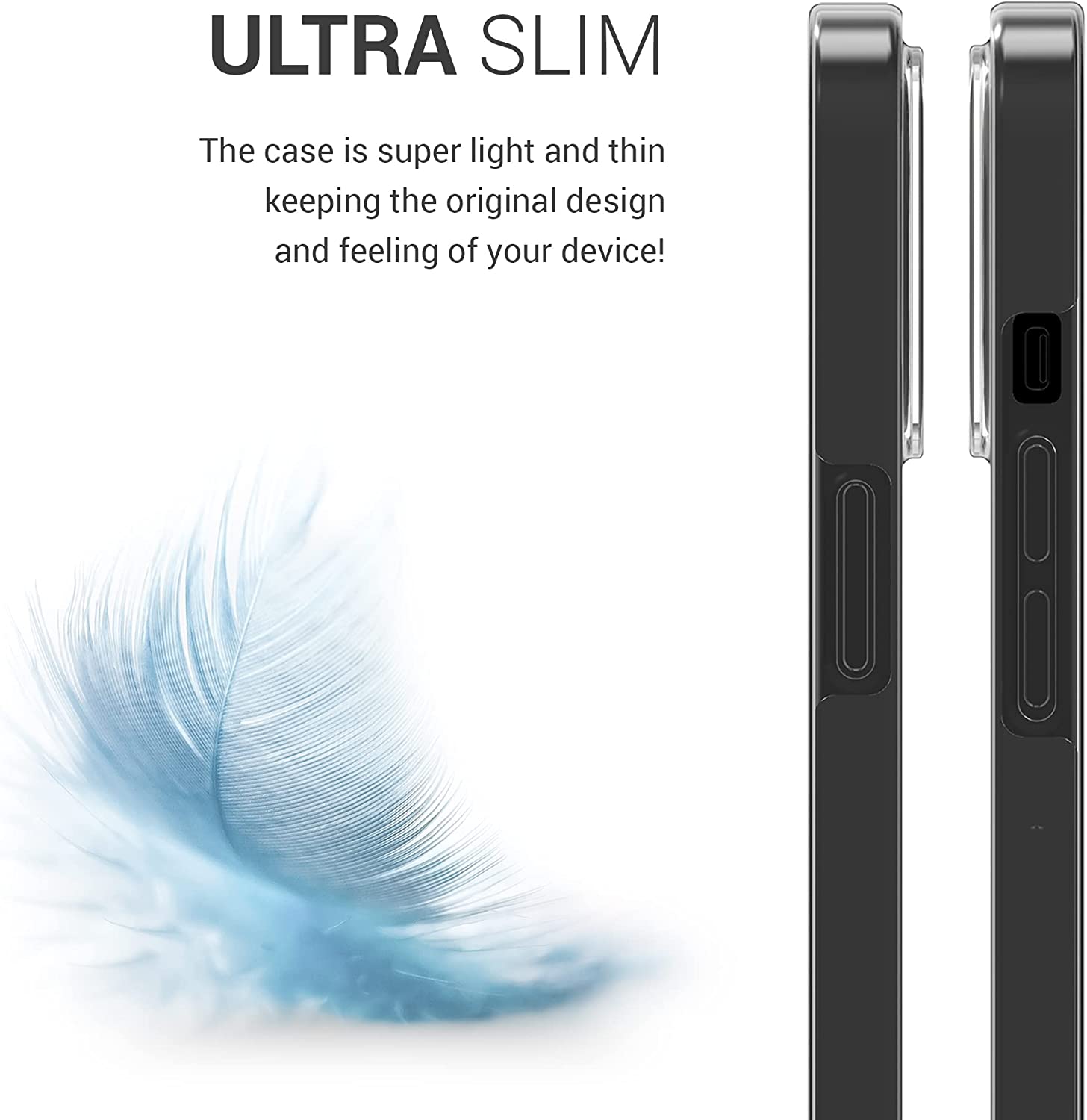 KW iPhone 13 Pro Θήκη Σιλικόνης Full Body - Διάφανη - 58272.03