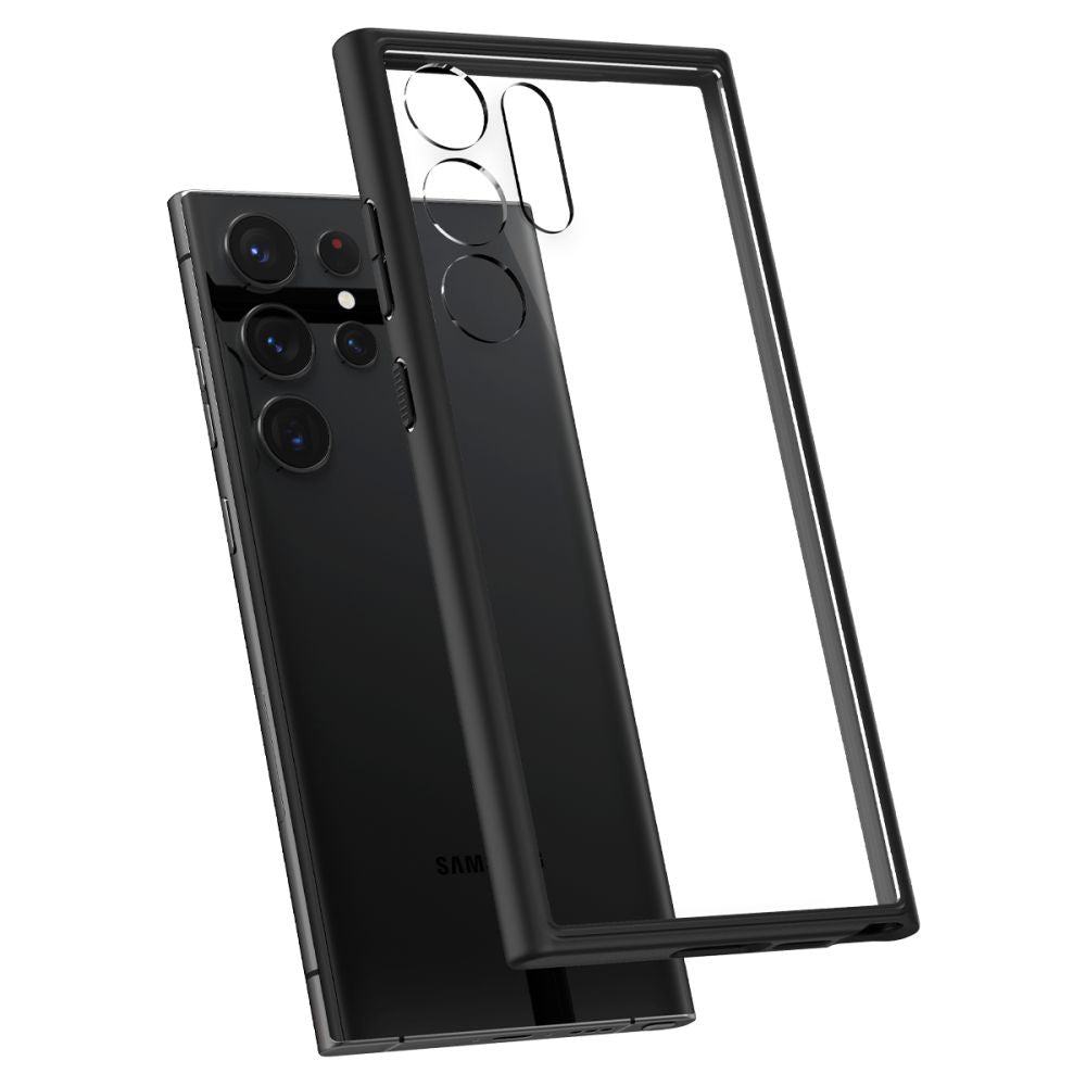 Spigen Samsung Galaxy S23 Ultra - Ultra Hybrid Σκληρή Θήκη με Πλαίσιο Σιλικόνης - Matte Black