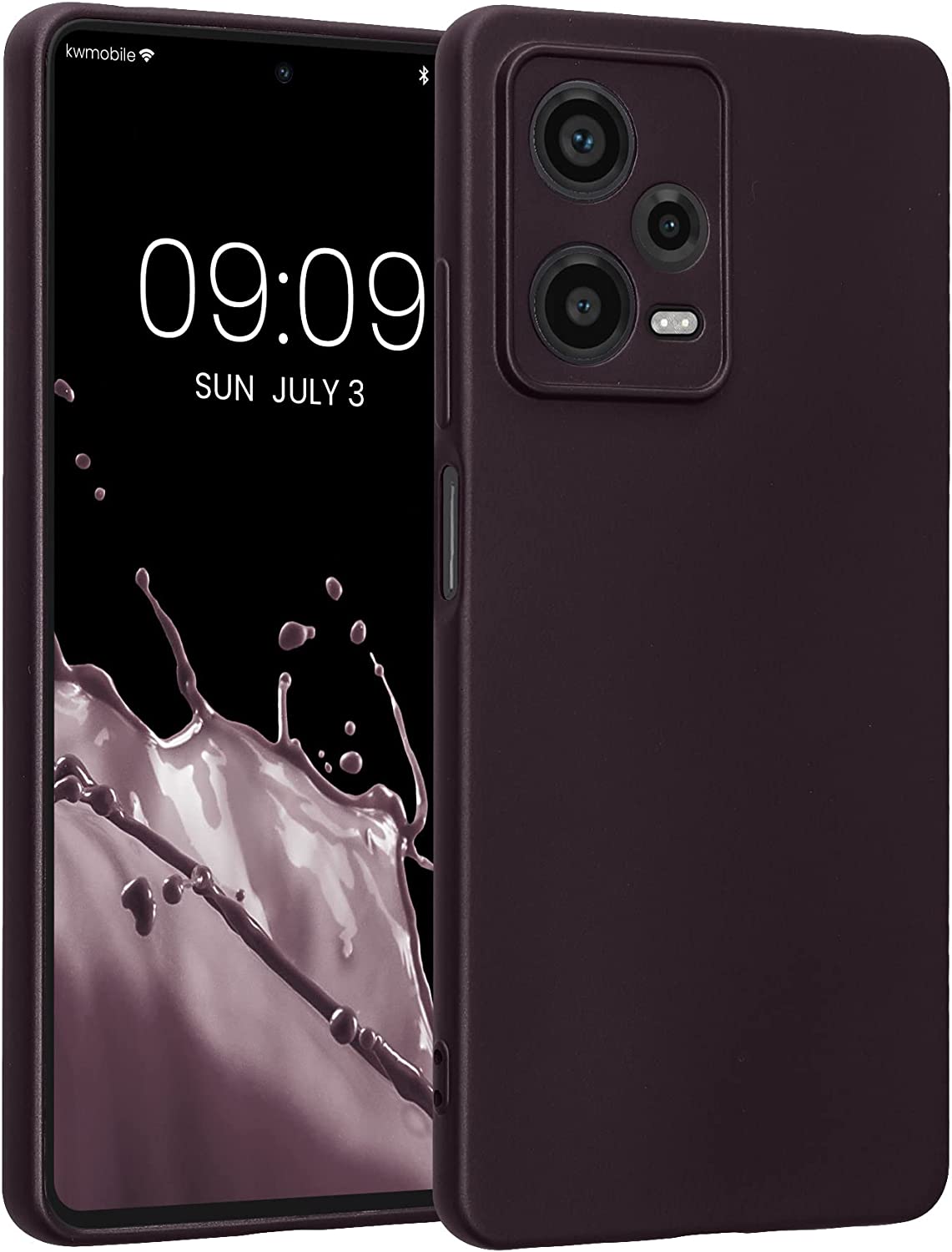 KW Xiaomi Redmi Note 12 Pro Θήκη Σιλικόνης TPU - Metallic Blackberry - 60711.115