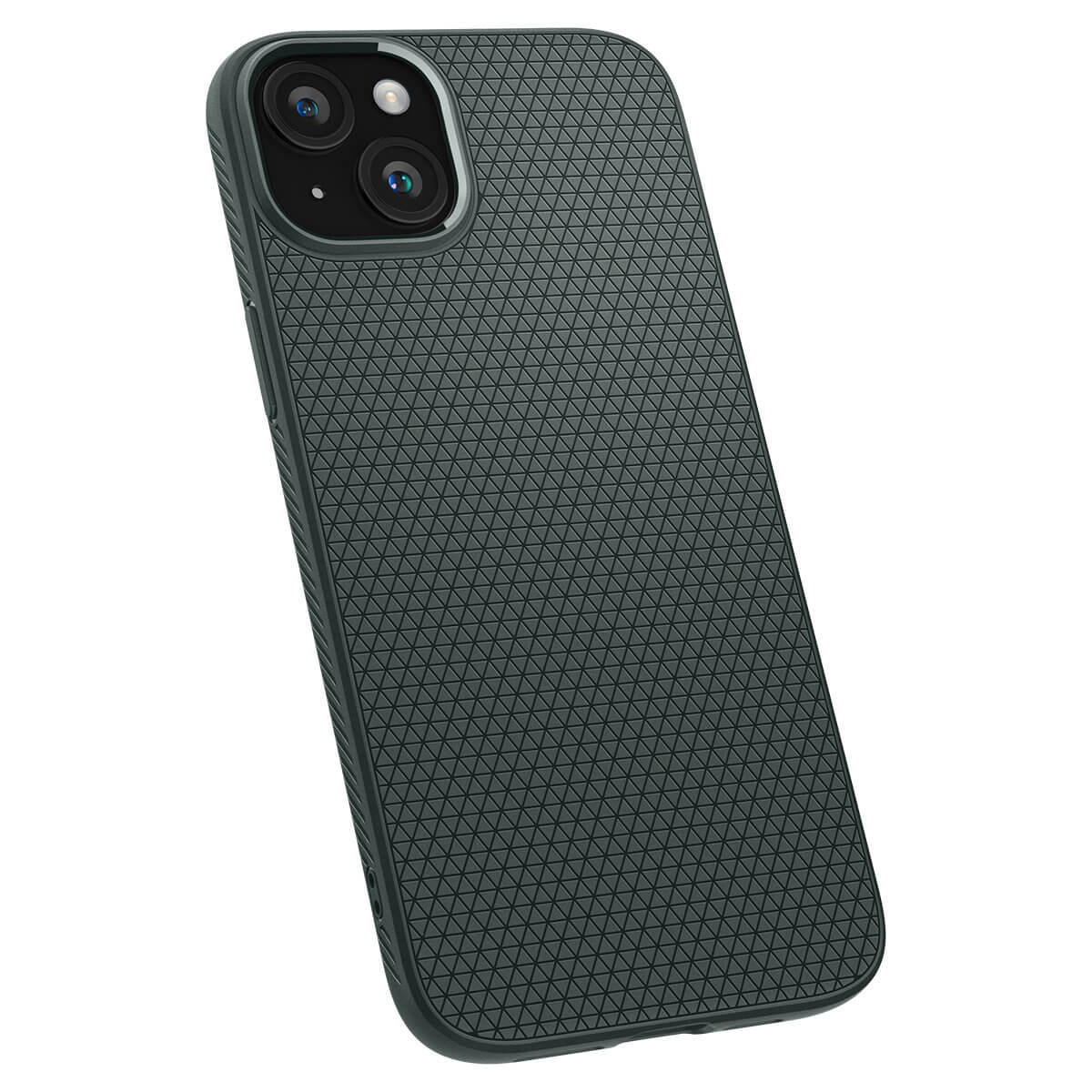 Spigen iPhone 15 Plus Liquid Air Θήκη Σιλικόνης - Abyss Green