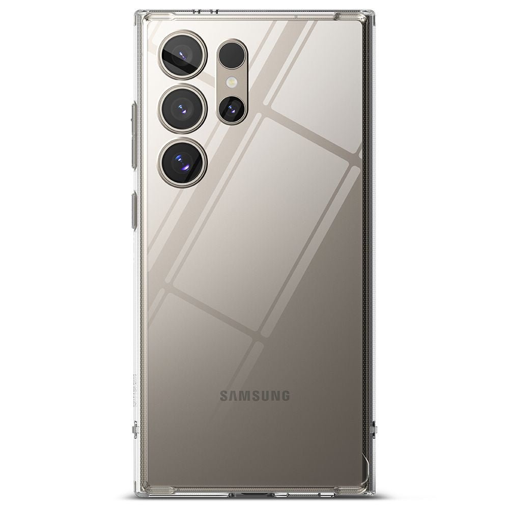 Ringke Samsung Galaxy S24 Ultra Fusion Σκληρή Θήκη με Πλαίσιο Σιλικόνης - Διάφανη