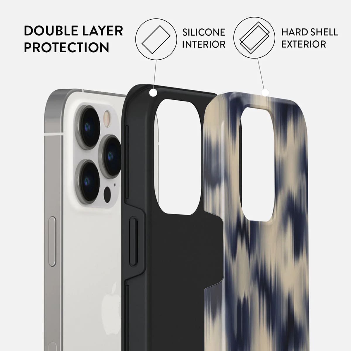 Burga iPhone 14 Pro Max Fashion Tough Σκληρή Θήκη - Avalanche