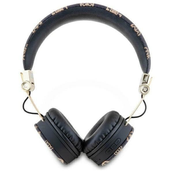 Guess Over-Ear Peony Script Round Shape - Ασύρματα Bluetooth Ακουστικά - Black