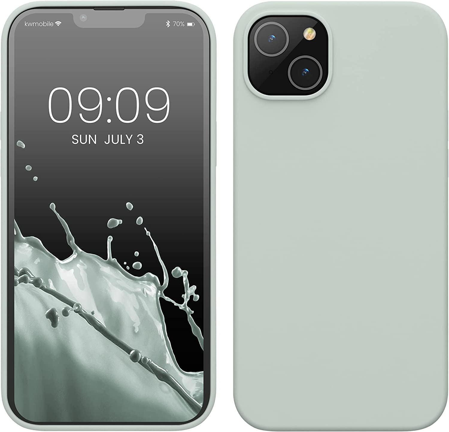 KW iPhone 14 Plus Θήκη Σιλικόνης TPU - Cool Mint - 59072.200