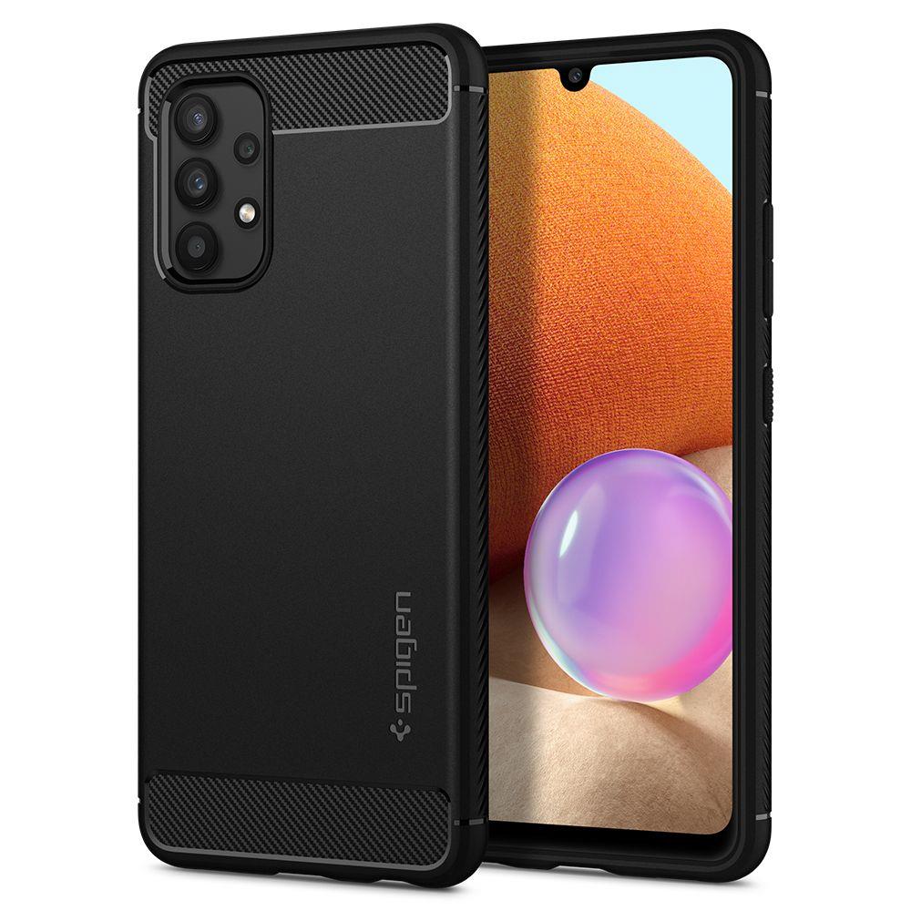 Spigen Samsung Galaxy A52 / A52 5G / A52s 5G Θήκη TPU Rugged Armor - Black Matte