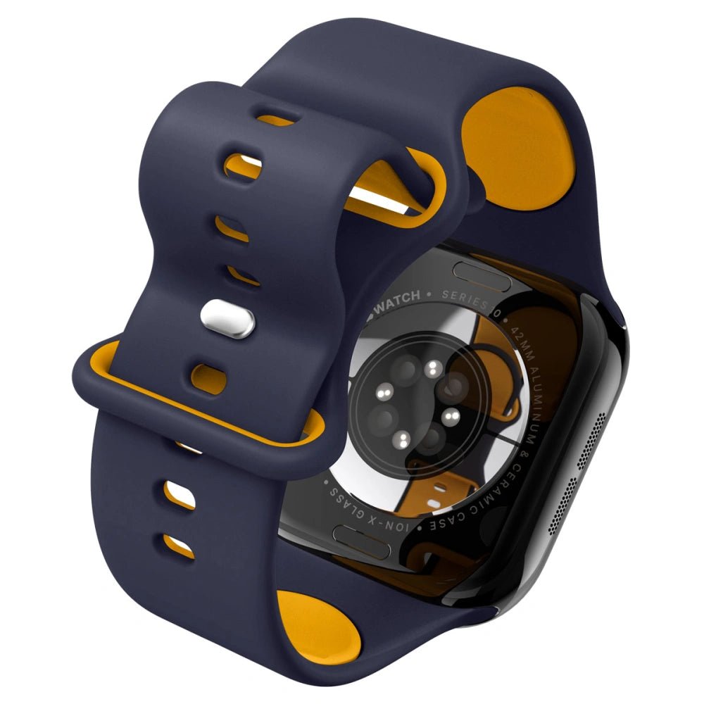 Spigen Λουράκι Apple Watch 8/9/10/11 - SE (1/2/3) - 40/41/42mm Nano Pop Σιλικόνης - Blueberry Navy