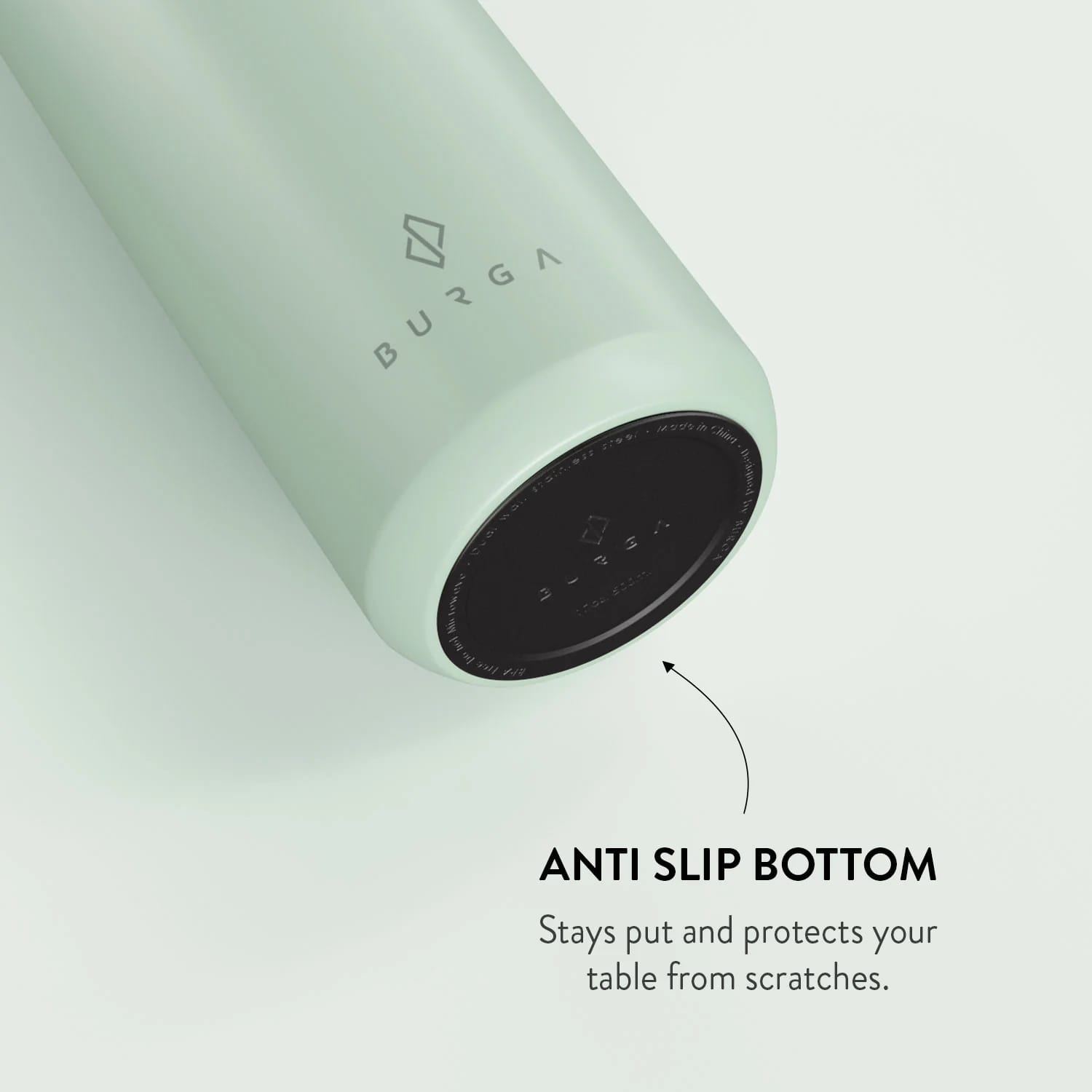 Burga W-BOTTLE Μπουκάλι Θερμός από Ανοξείδωτο Ατσάλι - 500ml - Mint