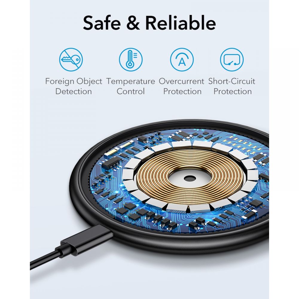 ESR HaloLock Ασύρματος Φορτιστής MagSafe με Καλώδιο Type-C - Midnight Blue