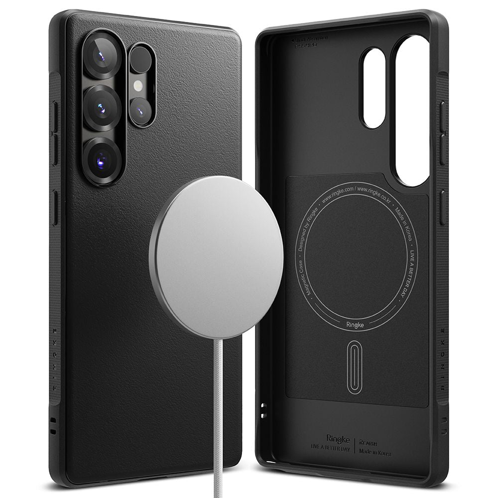 Ringke Samsung Galaxy S25 Ultra Onyx Magnetic Θήκη Σιλικόνης με MagSafe - Black