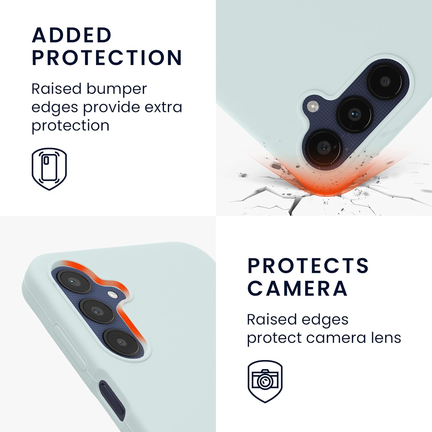 KW Samsung Galaxy A25 5G Θήκη Σιλικόνης Rubberized TPU - Cool Mint