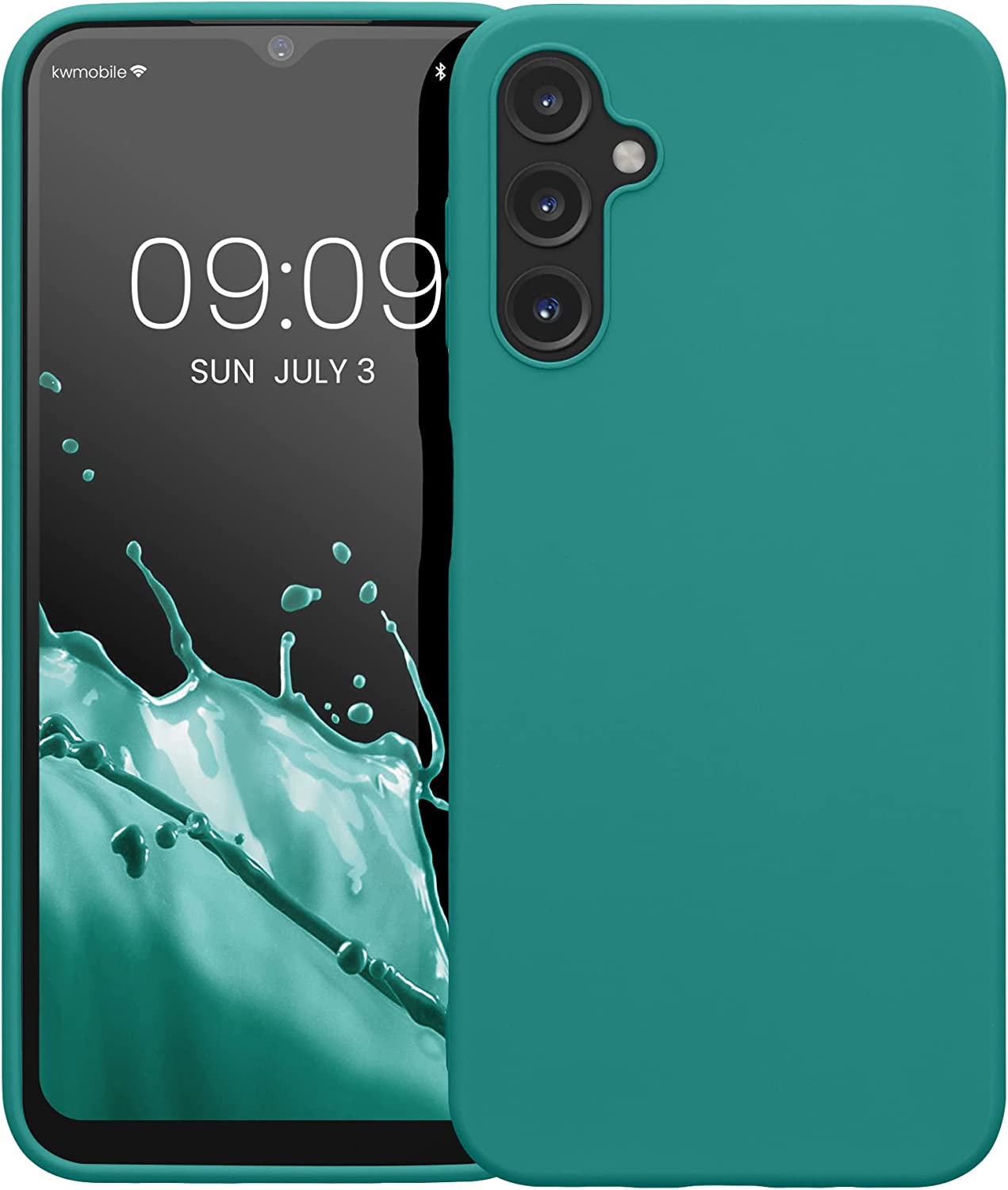 KW Samsung Galaxy A14 5G Θήκη Σιλικόνης TPU - Petrol Matte - 61462.57