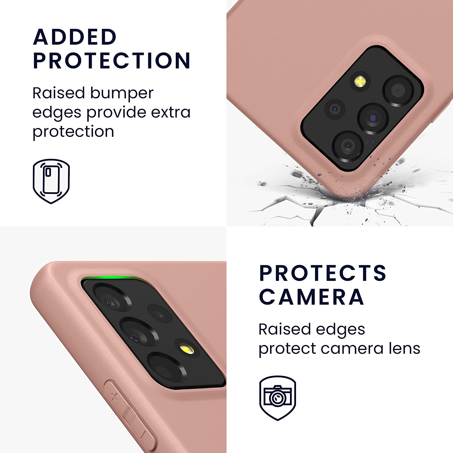 KW Samsung Galaxy A53 5G Θήκη Σιλικόνης TPU - Orange Clay - 57808.237