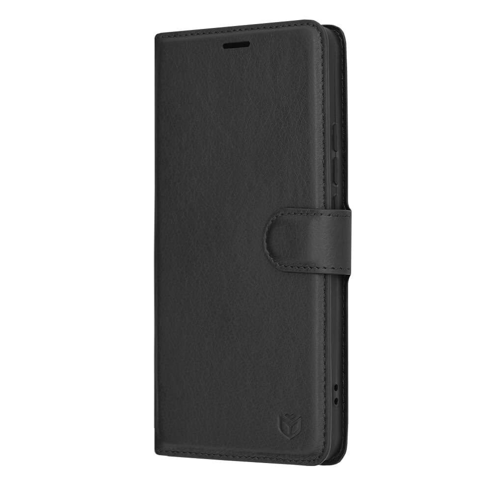 Techsuit Xiaomi Redmi Note 13 4G - Leather Folio - Θήκη Πορτοφόλι από Δερματίνη με Stand - Black
