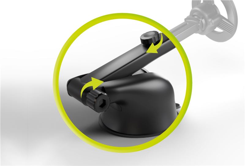 Mobile Origin Μαγνητική MagSafe Βάση για το Ταμπλό του Αυτοκινήτου MO8 - Black