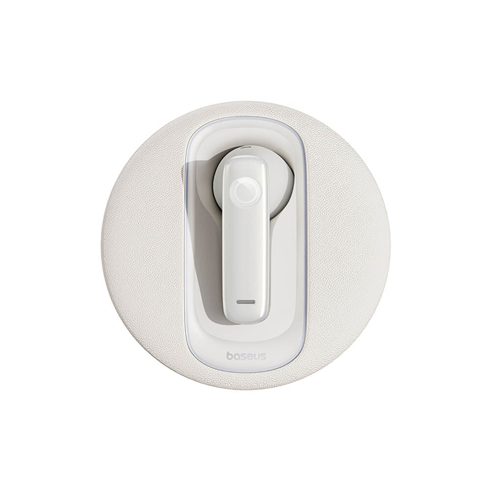 Baseus Bluetooth Headset CM10 - Ασύρματο Ακουστικό Bluetooth V5.3 - White