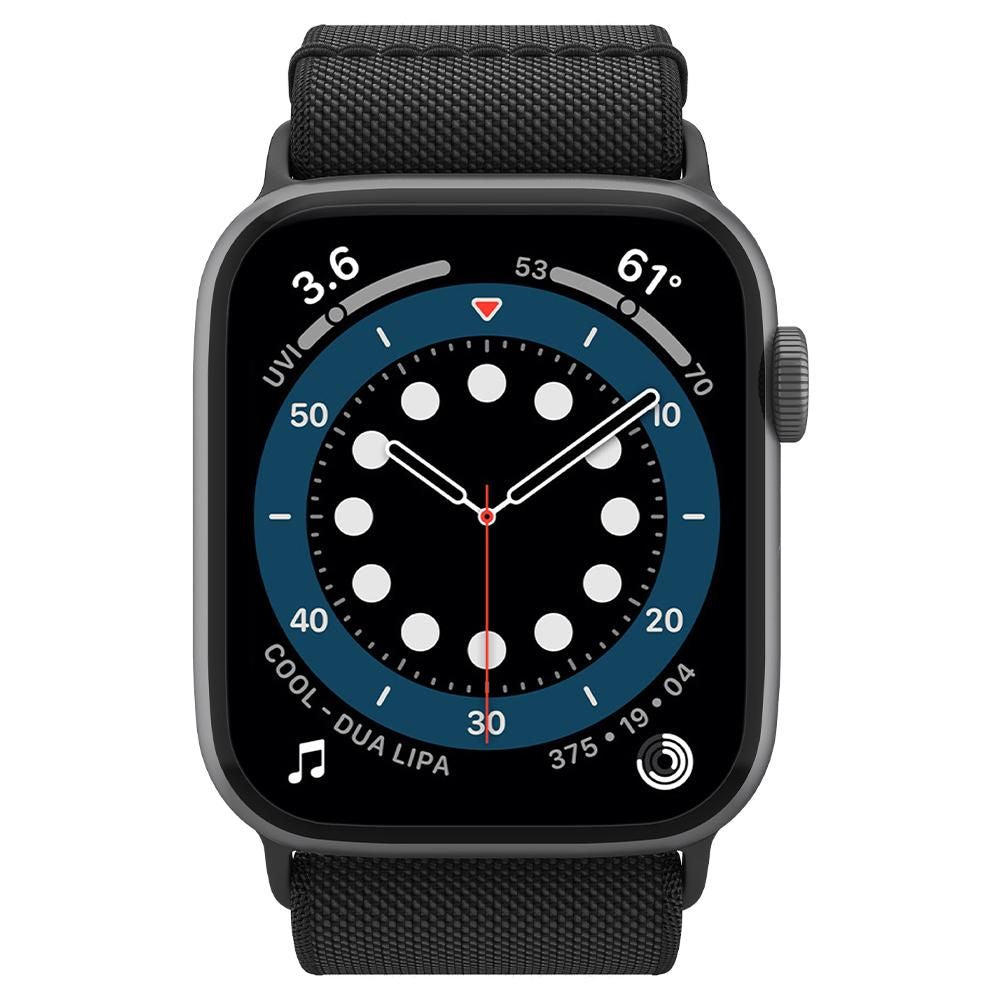 Spigen Λουράκι Apple Watch 8/9/10/11 - SE (1/2/3) - Ultra (1/2/3) – 44/45/46/49mm Fit Lite - Black