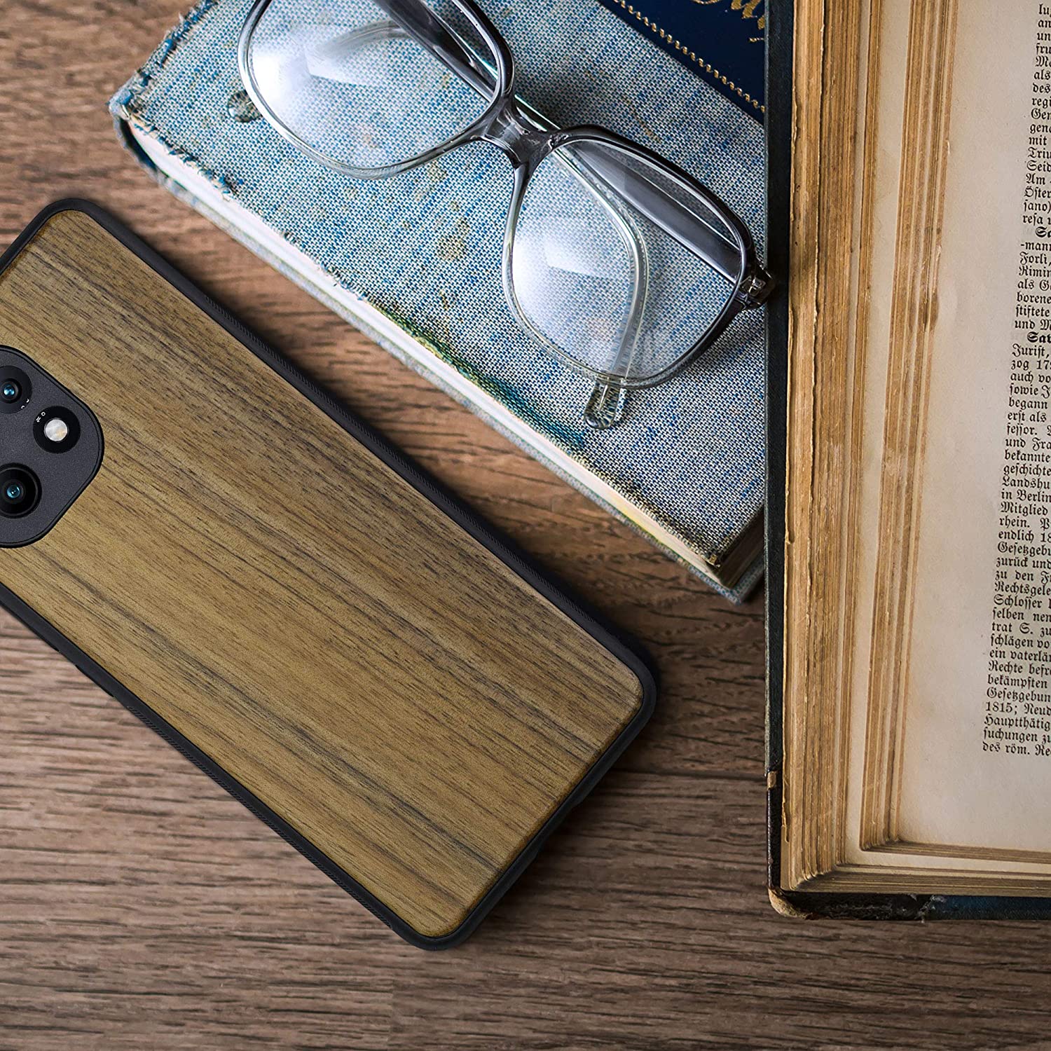 KW Xiaomi Mi 11 Θήκη από Φυσικό Ξύλο - Dark Brown - 54377.18