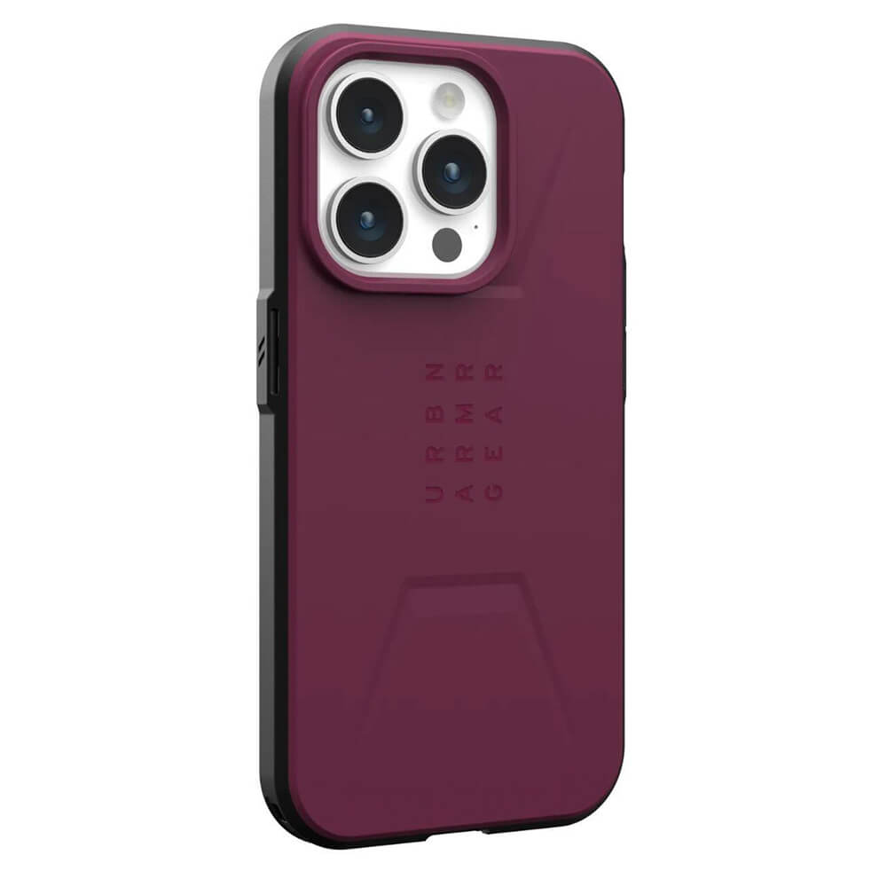 UAG iPhone 16 Pro Civilian MagSafe Σκληρή Θήκη με MagSafe - Bordeaux