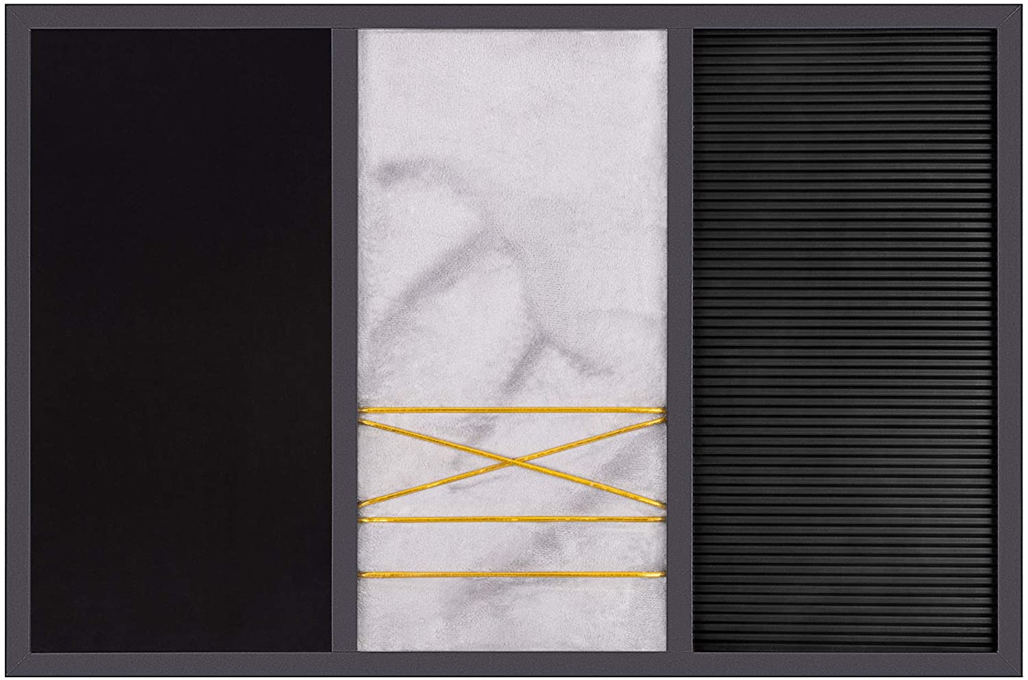 Navaris Combination Whiteboard - Πίνακας Ανακοινώσεων - 60 x 40cm - Black - 53028.01.6