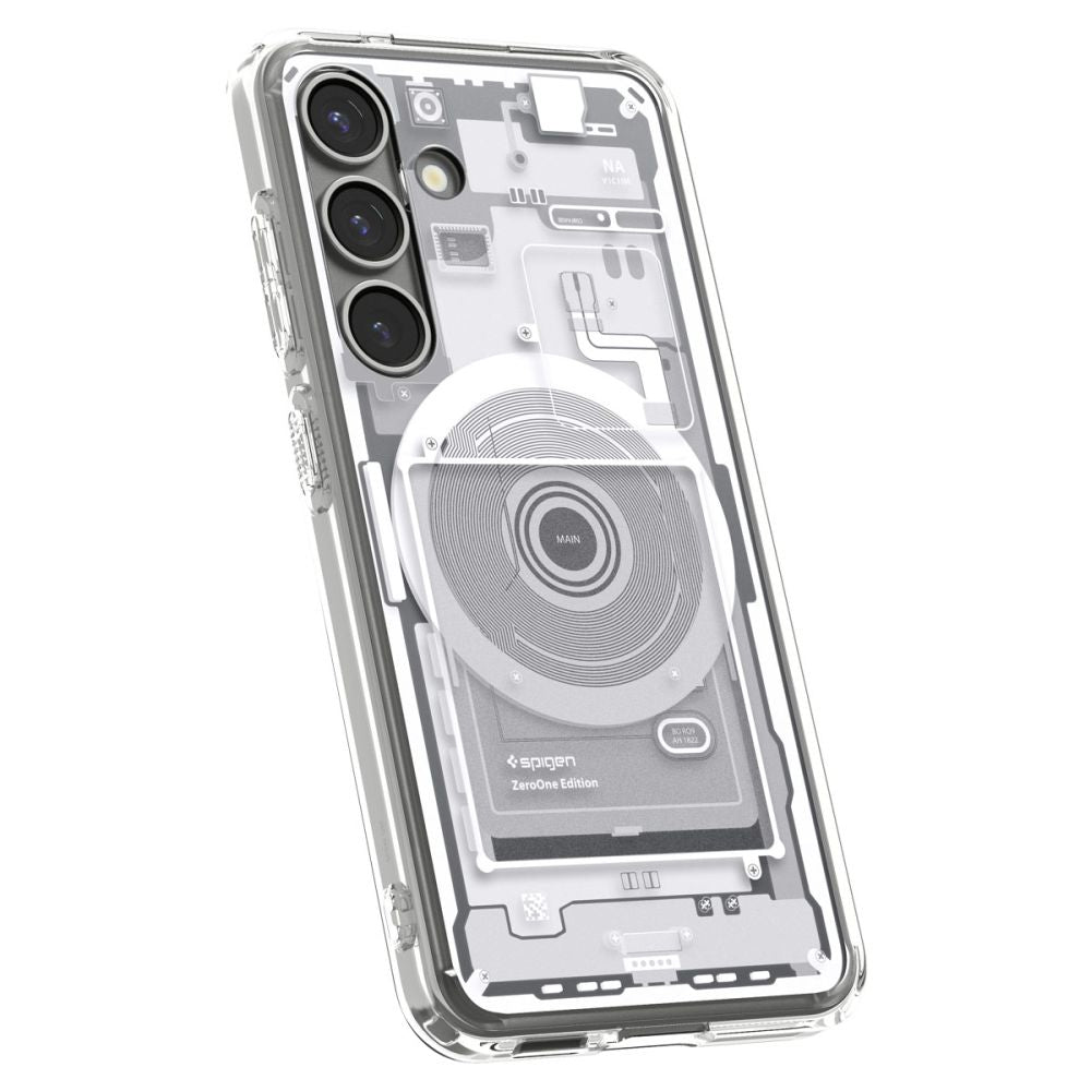 Spigen Samsung Galaxy S25 - Ultra Hybrid Mag - Σκληρή Θήκη με Πλαίσιο Σιλικόνης Και MagSafe - Zero One White