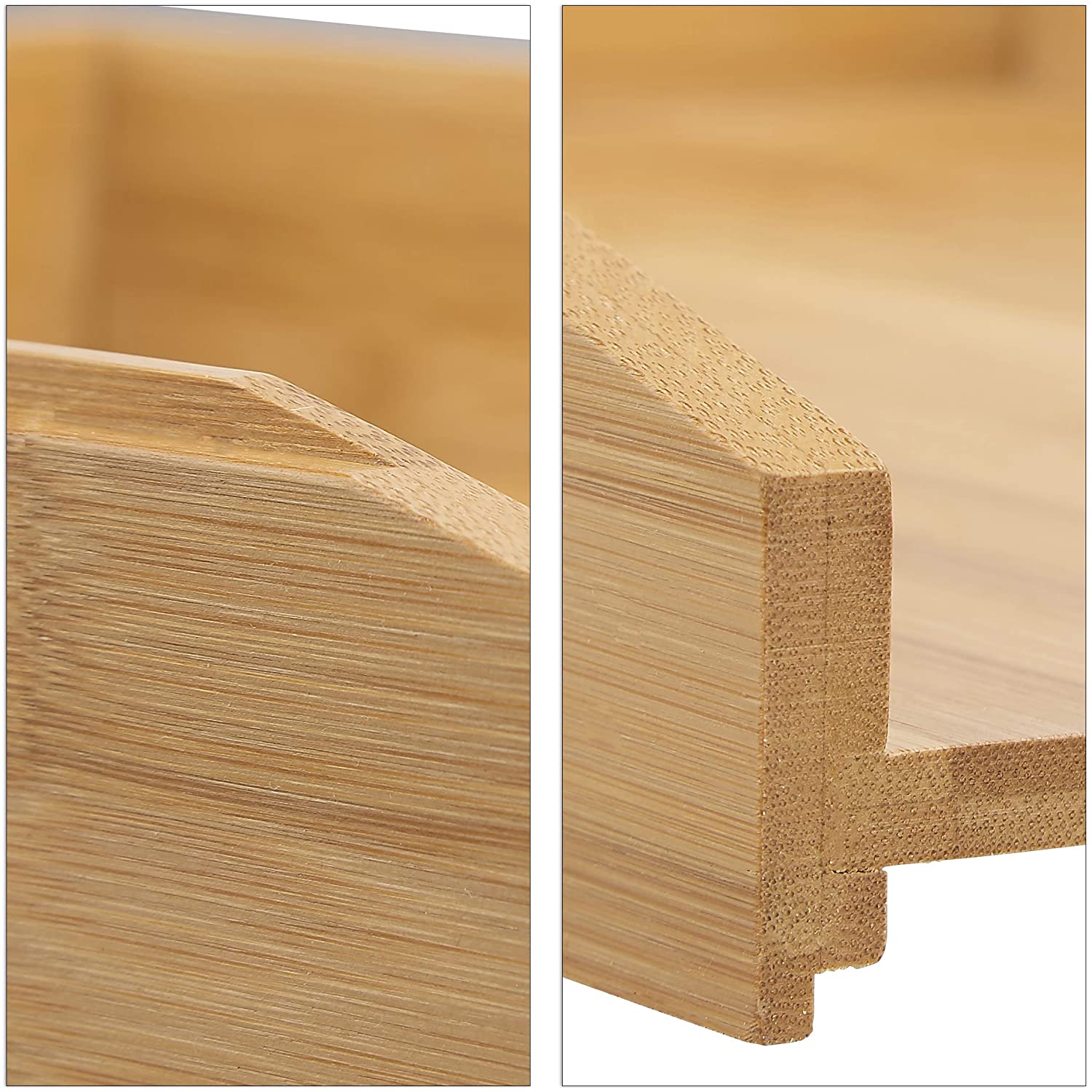 Relaxdays Θήκη Αποθήκευσης και Οργάνωσης Εγγράφων από Bamboo - Natural - 4052025221805